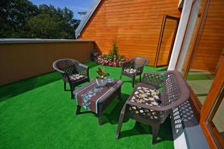 Familia Świnoujście - taras i ogród