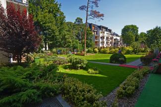 Familia Świnoujście - taras i ogród