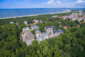 Familia Świnoujście - taras i ogród